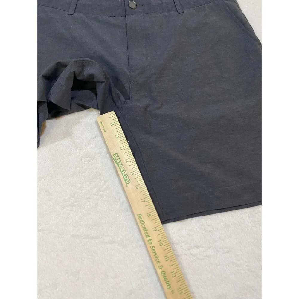 Faherty All Day Shorts Mens 36 Charcoal‎ Gray Hybrid Stretch Swim MSC0012